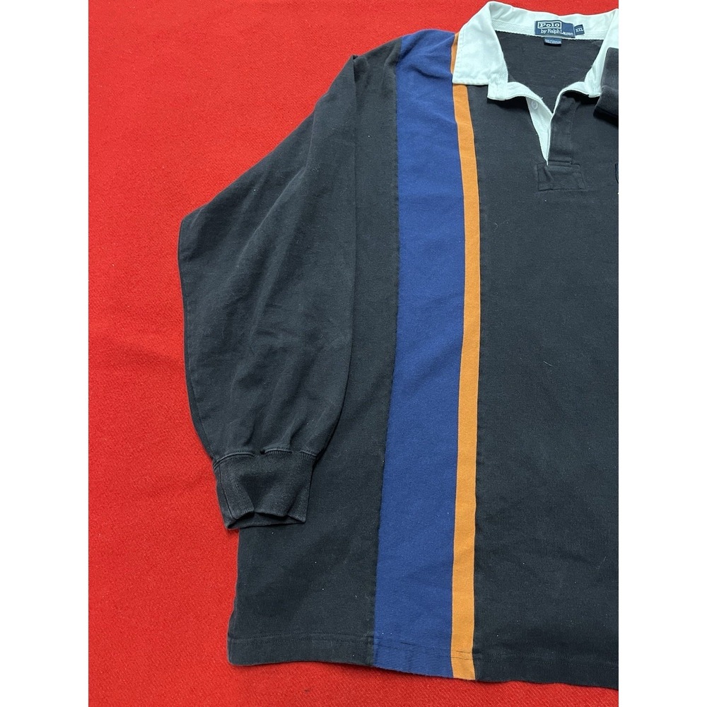Men's Size 2XL polo Ralph Lauren Fleur De Lis Long Sleeve Quarter Button - Picture 4 of 8